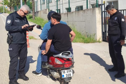 Bursa'da okul çevrelerine sıkı denetim