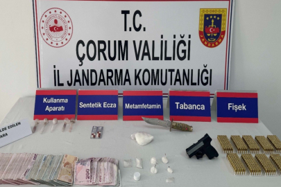 Çorum’da uyuşturucu operasyonu
