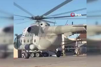 Meksika’da askeri helikopter kalkıştan saniyeler sonra yere çakıldı
