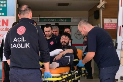 Bursa'da demir sac kesimi yaparken parçalanan spiral taşı ile yaralandı