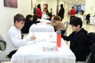 Bursa Kestel’de çocuklar ekranı bırakıp sanata yöneliyor
