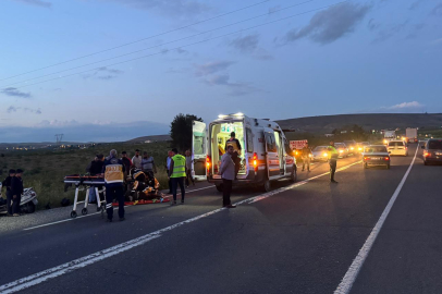 Şanlıurfa'da motosiklet devrildi: Karı-koca yaralandı