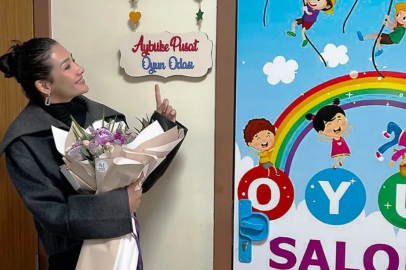 Hayranlarından Aybüke Pusat'a anlamlı sürpriz! Halef'in Melek'i için Aybüke Pusat Oyun Odası kuruldu