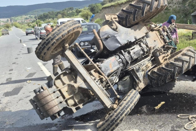 Balıkesir Sındırgı'da traktör kazası: 1 yaralı