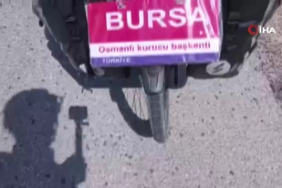 Emekli olduktan sonra Bursa'dan bisikletle Türkiye turuna çıktılar