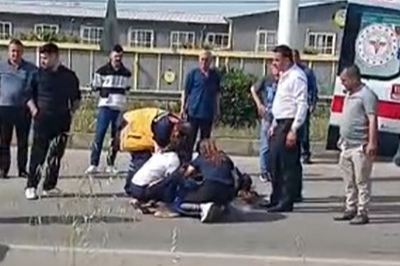 Manisa'da yolcu otobüsünün çarptığı yaya kurtarılamadı