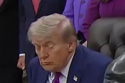 Trump kameralara uyuklarken yakalandı! O sözleri gündem olmuştu...