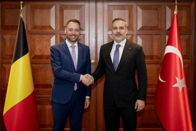 Bakan Fidan, Belçika Dışişleri Bakanı Prevot ile görüştü