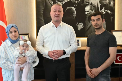Bursa Karacabey'de SMA hastası Eflin bebek için destek çağrısı