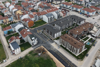 Bursa'da Ertuğrulgazi Mahallesinde 2 sokakta asfalt çalışması tamamlandı