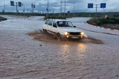 Çorum'da kuvvetli sağanak su baskınlarına sebep oldu
