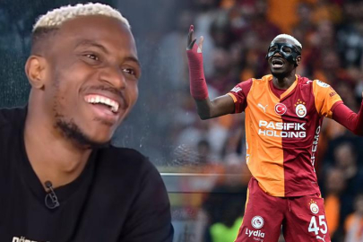 Osimhen Galatasaray aşkını yere göğe sığdıramadı!
