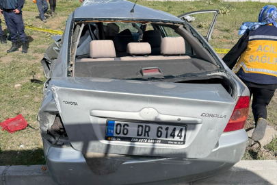 Yozgat'ta iki otomobil çarpıştı: 1 ölü, 1 yaralı