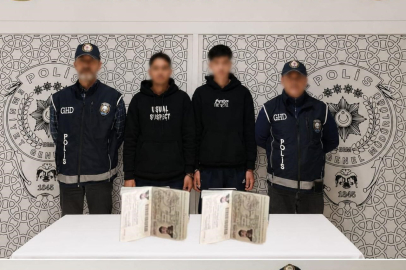Bayburt'ta 5 düzensiz göçmen yakalandı