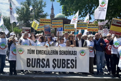 Bursa'da Tüm Emeklilerin Sendikası’ndan hükümete çağrı: Emekliye yoksulluk dayatılıyor!