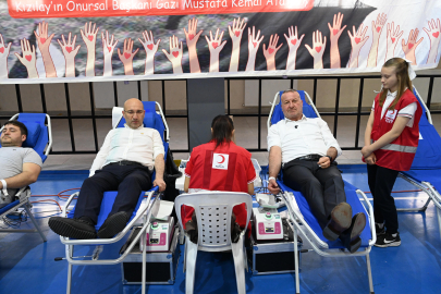 Bursa Karacabey’de “Kan Bağışçıları Günü”ne büyük katılım