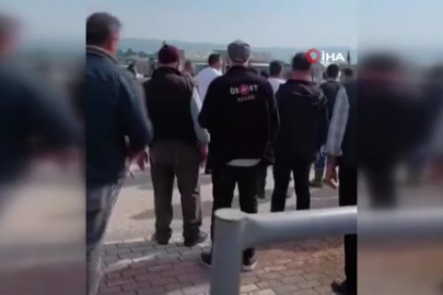 Bursa'da kurbanlık pazarında ortalık karıştı: Kadın astsubayın müdahalesi dikkat çekti