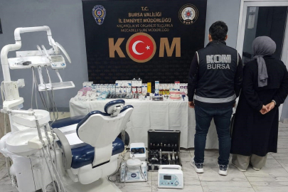 Bursa'da sahte diş muayenesine baskın! Gözaltına alındılar