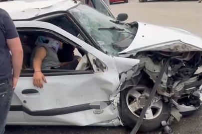 Edirne’de iki otomobil çarpıştı: 1 yaralı