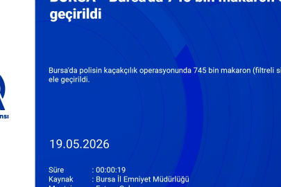 Bursa’da binlerce kaçak ürün ele geçirildi!