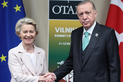 Erdoğan, AB Komisyonu Başkanı Leyen ile görüştü