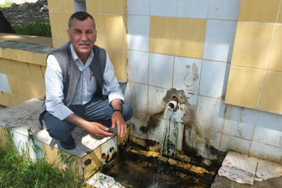 Şifalı çeşme 5 yıl sonra yeniden akmaya başladı!
