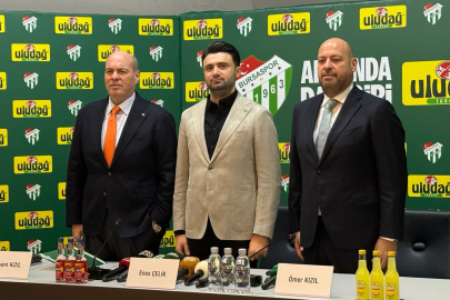 Bursaspor’un forma sırt sponsoru Uludağ İçecek oldu! Tam 40 milyon TL...