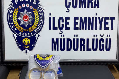 Konya Çumra'da altın ve bağış kutusu hırsızı tutuklandı