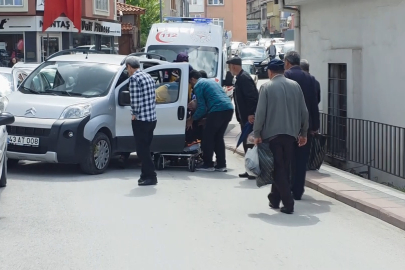 Kütahya'da direksiyon başında rahatsızlanan sürücü kaza yaptı
