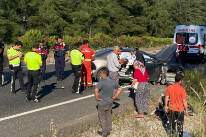 Muğla'da hastane dönüşü kaza; 3 yaralı