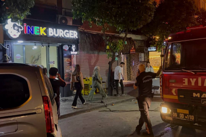 Aydın'da iş yerinde yangın paniği