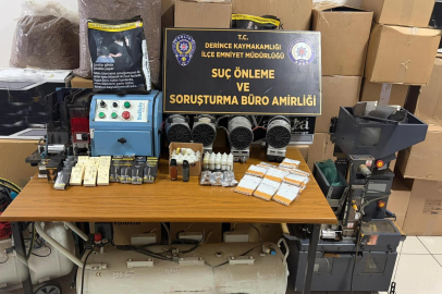 Kocaeli’de 54 bin 940 doldurulmuş makaron ele geçirildi