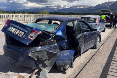 Erzincan-Çağlayan Karayolu’nda trafik kazası: 2 yaralı