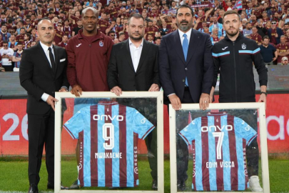 Trabzonspor'da Nwakaeme ve Edin Visca veda etti