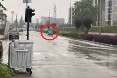 Bursa'da ters yönde ilerleyen sürücüye ceza kesildi!