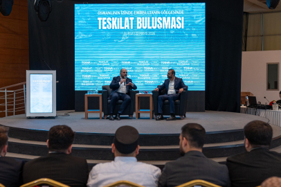 Bursa'da TÜGVA Teşkilat Koordinatörü Karamağara, teşkilat buluşmasına katıldı