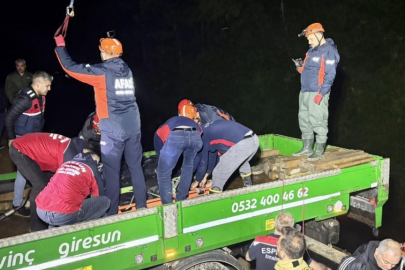 Akıntıya kapılarak kaybolan kişinin cansız bedenine ulaşıldı