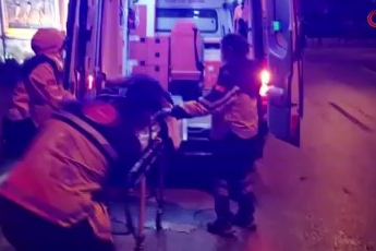 Bursa’da korkunç kaza: Motosiklet sürücüsü merdivenlerden uçtu!