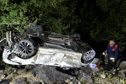 Osmaniye'de otomobilin şarampole devrilmesi sonucu 4 kişi yaralandı