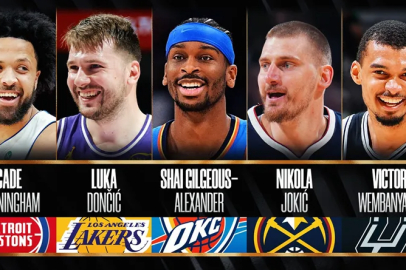 NBA'de sezonun en iyi beşi seçildi