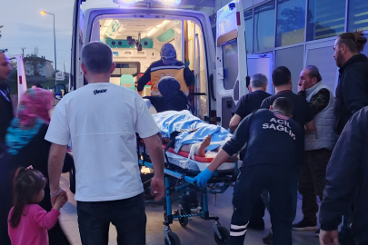 Samsun'da hafif ticari aracın çarptığı kurye ağır yaralandı, kaçan sürücü yakalandı