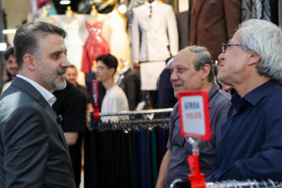 Bursa Büyükşehir Belediyesi Başkan Vekili Biba'dan şehitlik, esnaf ve itfaiye ziyareti