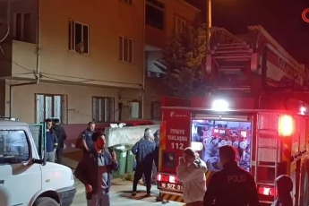 Bursa'da korku dolu anlar: Eski eşinin evini molotofkokteyli attı!