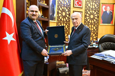 MHP Genel Başkanı Bahçeli, Kerkük Valisi Ağa'yı kabul etti