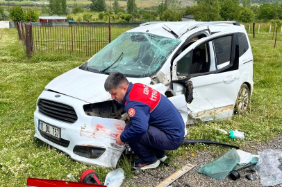 Bingöl'de trafik kazası: 2 yaralı