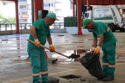 Bursa Osmangazi’de kurban kesim alanları titizlikle temizleniyor