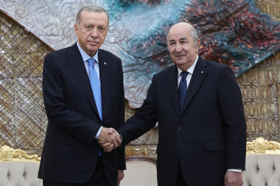 Cumhurbaşkanı Erdoğan, Cezayir Cumhurbaşkanı Tebbun ile görüştü