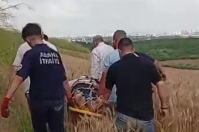 Adana'da otomobil tarlaya uçtu: 1 ölü, 1 yaralı