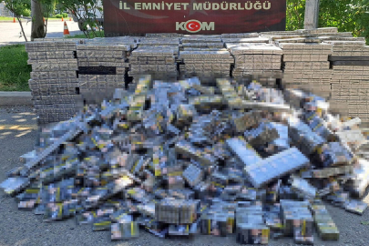 Batman'da 14 bin 600 paket gümrük kaçağı sigara ele geçirildi