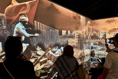 İstanbul'un fethini anlatan görsel deneyim çadırına yoğun ilgi